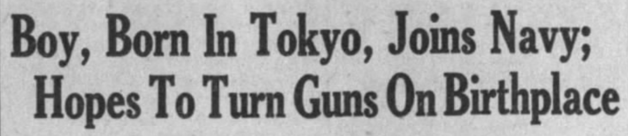 schaffner WWII headline